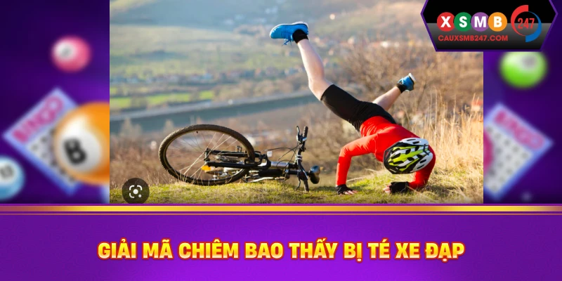 Giải mã chiêm bao thấy bị té xe đạp