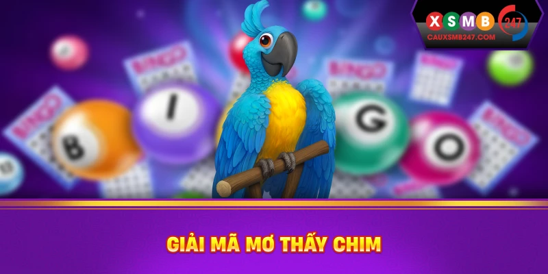 Giải mã mơ thấy chim