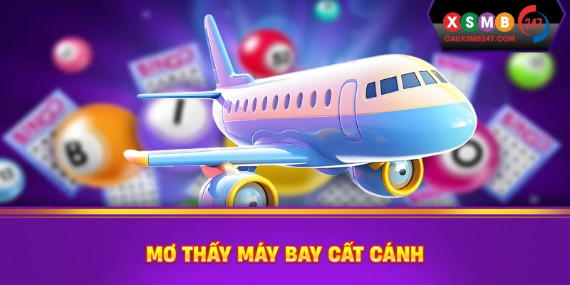 Mơ thấy máy bay cất cánh